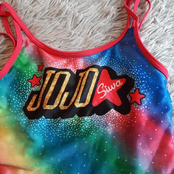 Jojo Siwa Rainbow One Piece Bathing Suits Size 5-6 - Picture 4 of 8